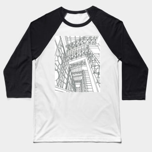 Staircase Baseball T-Shirt